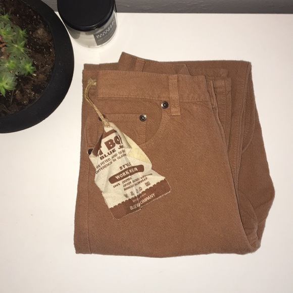 Brown textured jeans from Japan - Picture 1 of 6